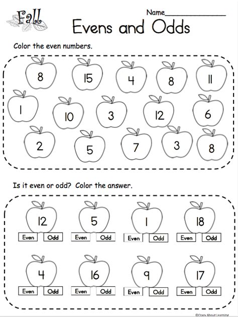 odd and even practice worksheets.